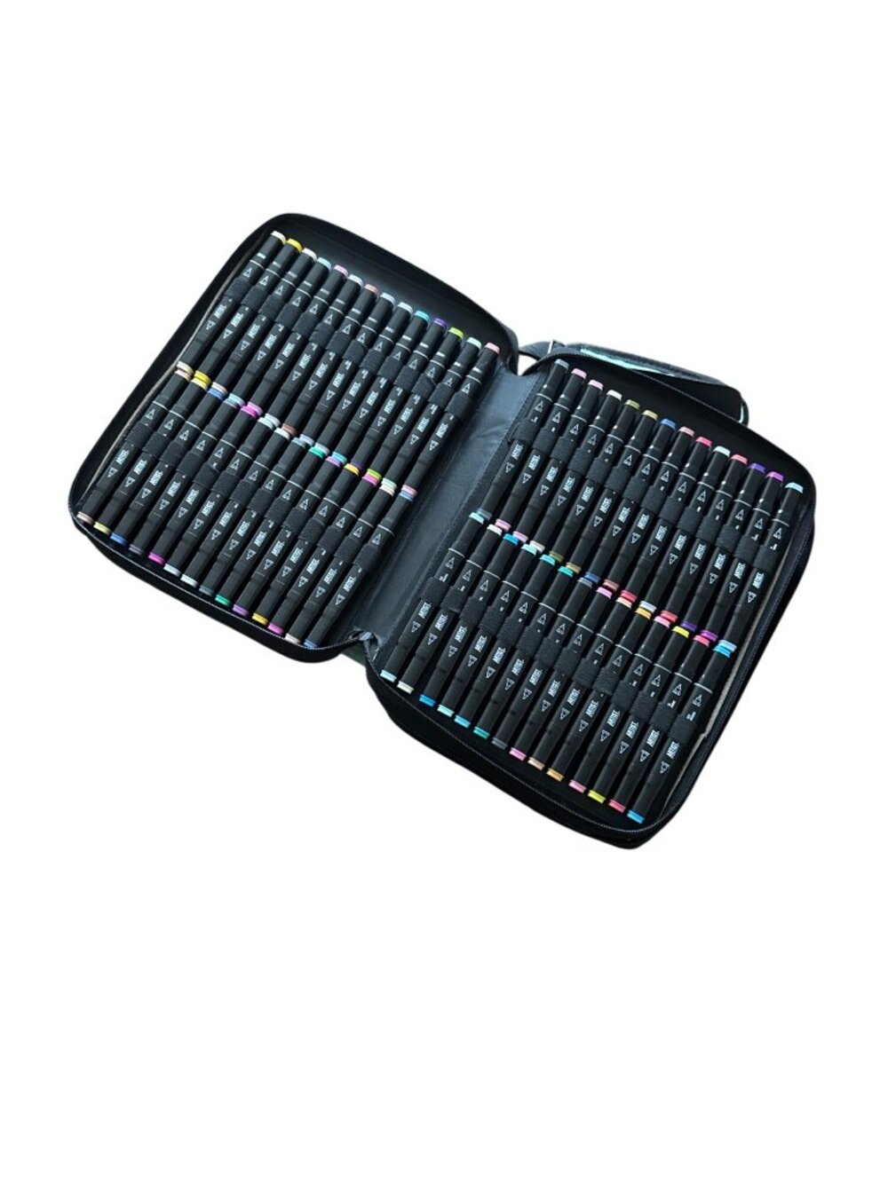 224 Dual-Tip Art Markers Set With Carrying Case - Alcohol-Based Ink - Vibrant Co - Picture 6 of 9